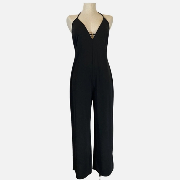 Victoria's Secret Pants - Y2K Victoria Secret T Back Jumpsuit Black Medium
